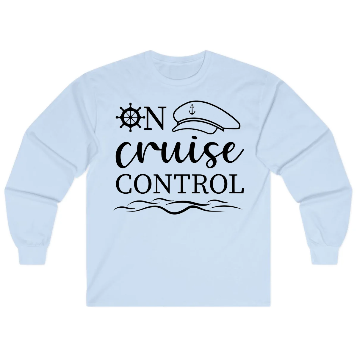 On Cruise Control Long Sleeve in Light Blue