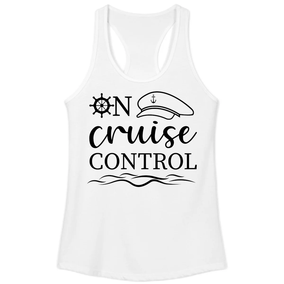 On Cruise Control Ladies Tank in White