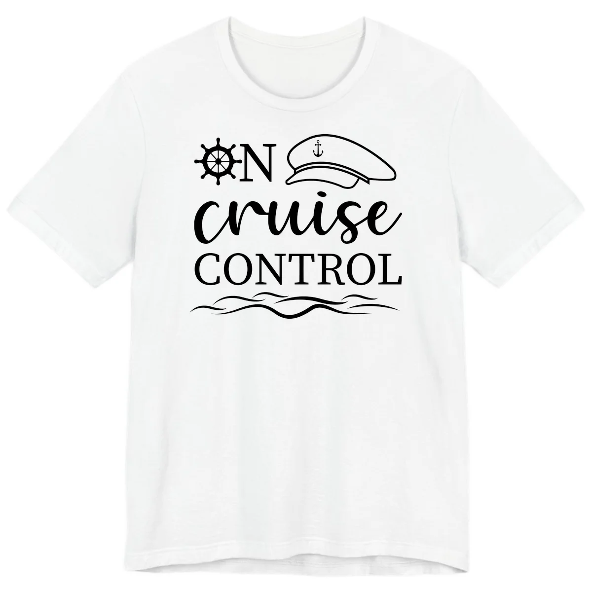 On Cruise Control Premium T-Shirt in White
