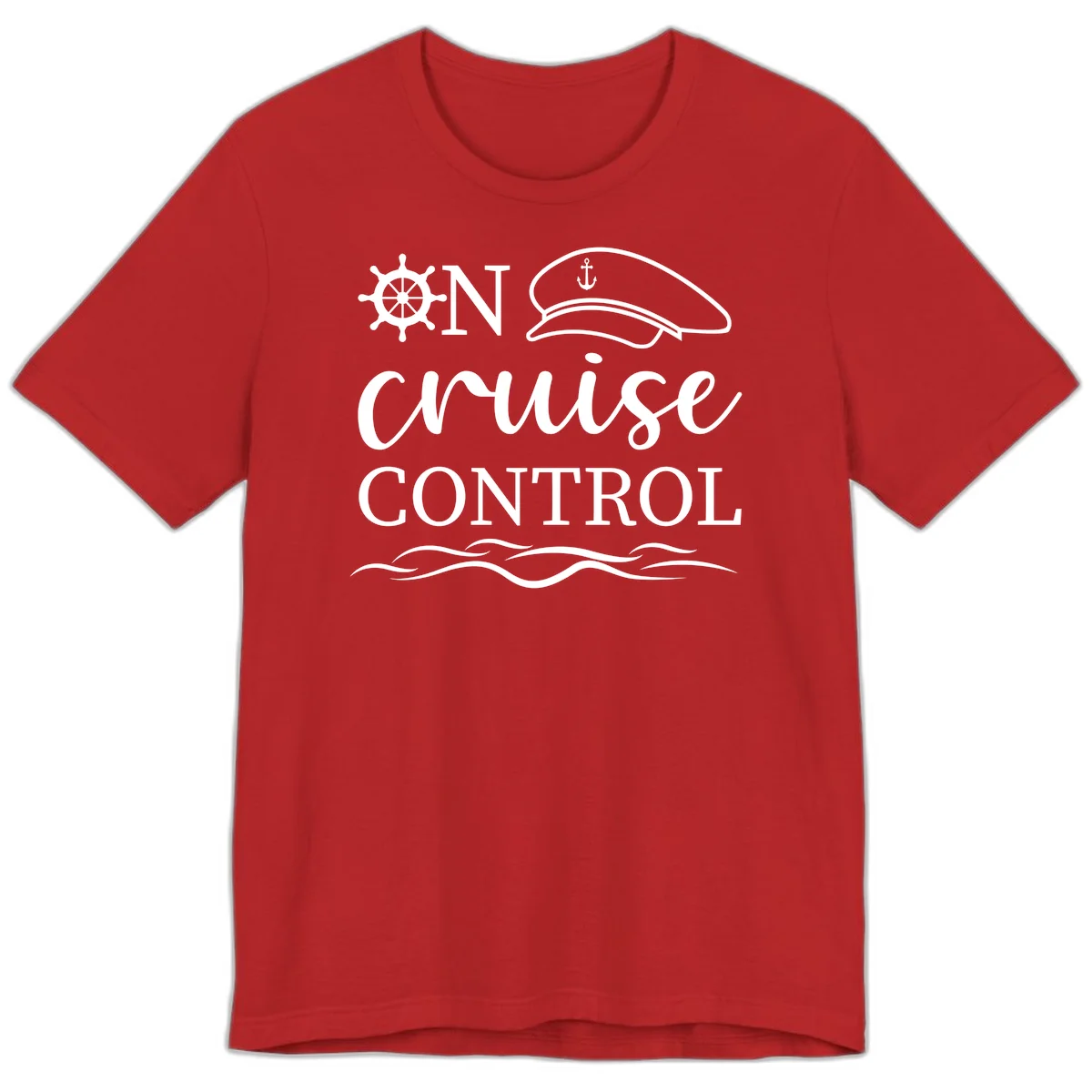 On Cruise Control Premium T-Shirt in Red