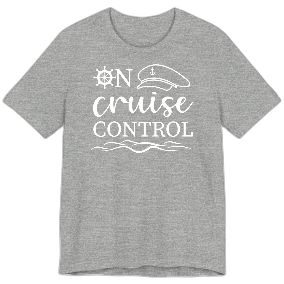 On Cruise Control Premium T-Shirt in Athletic Heather