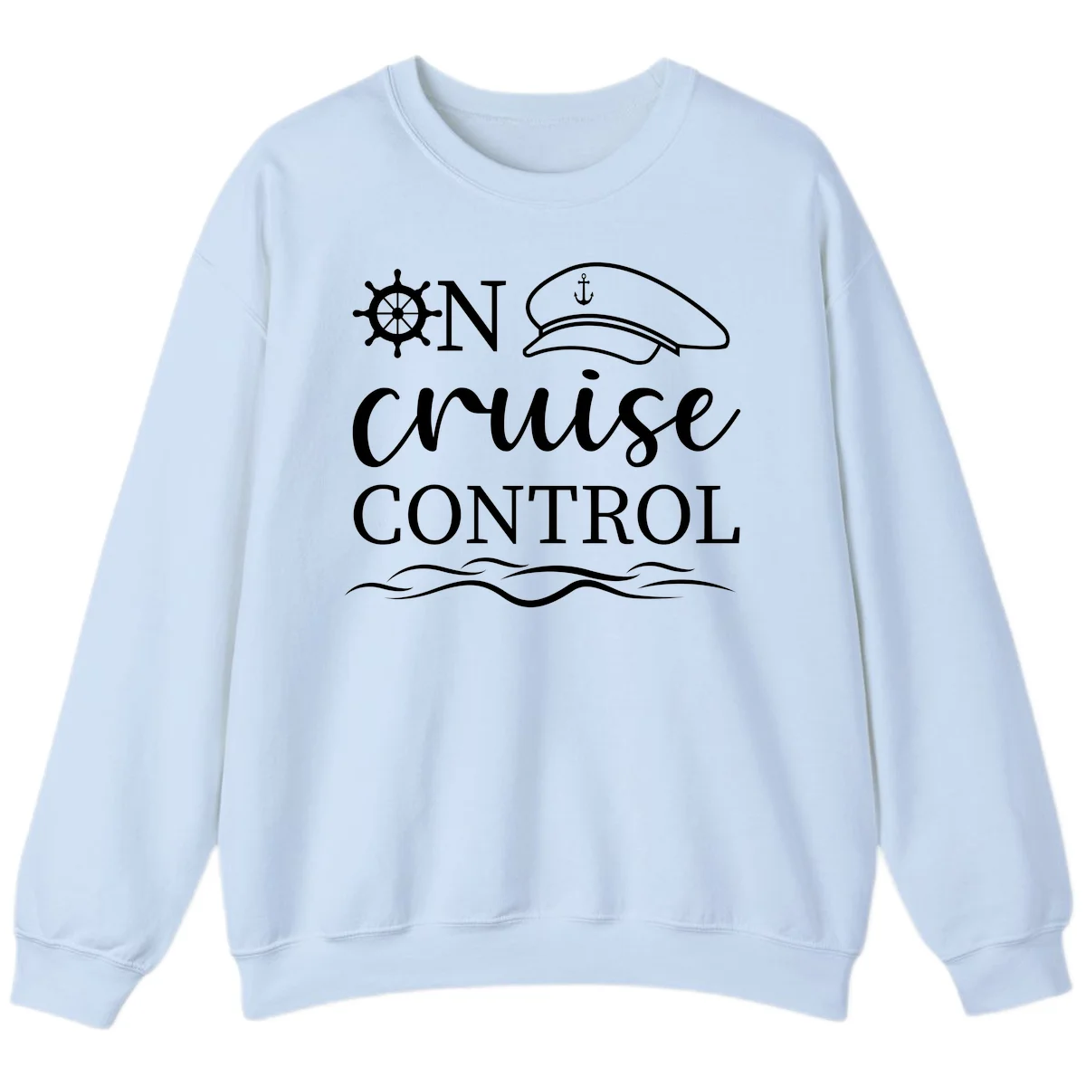 On Cruise Control Sweatshirt in Light Blue