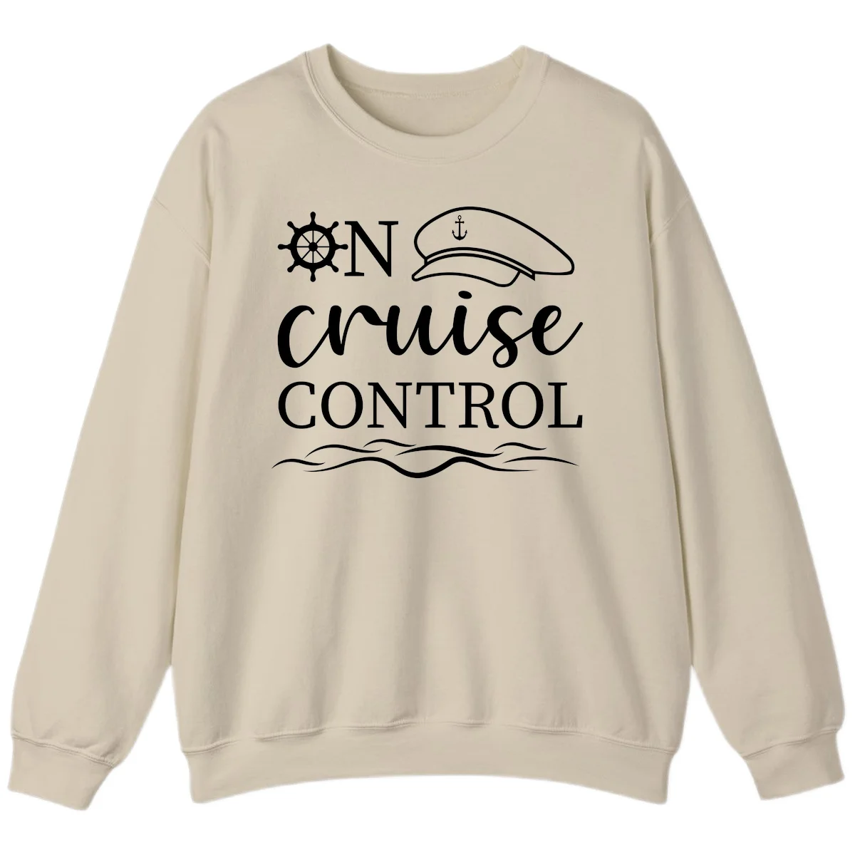 On Cruise Control Sweatshirt in Sand
