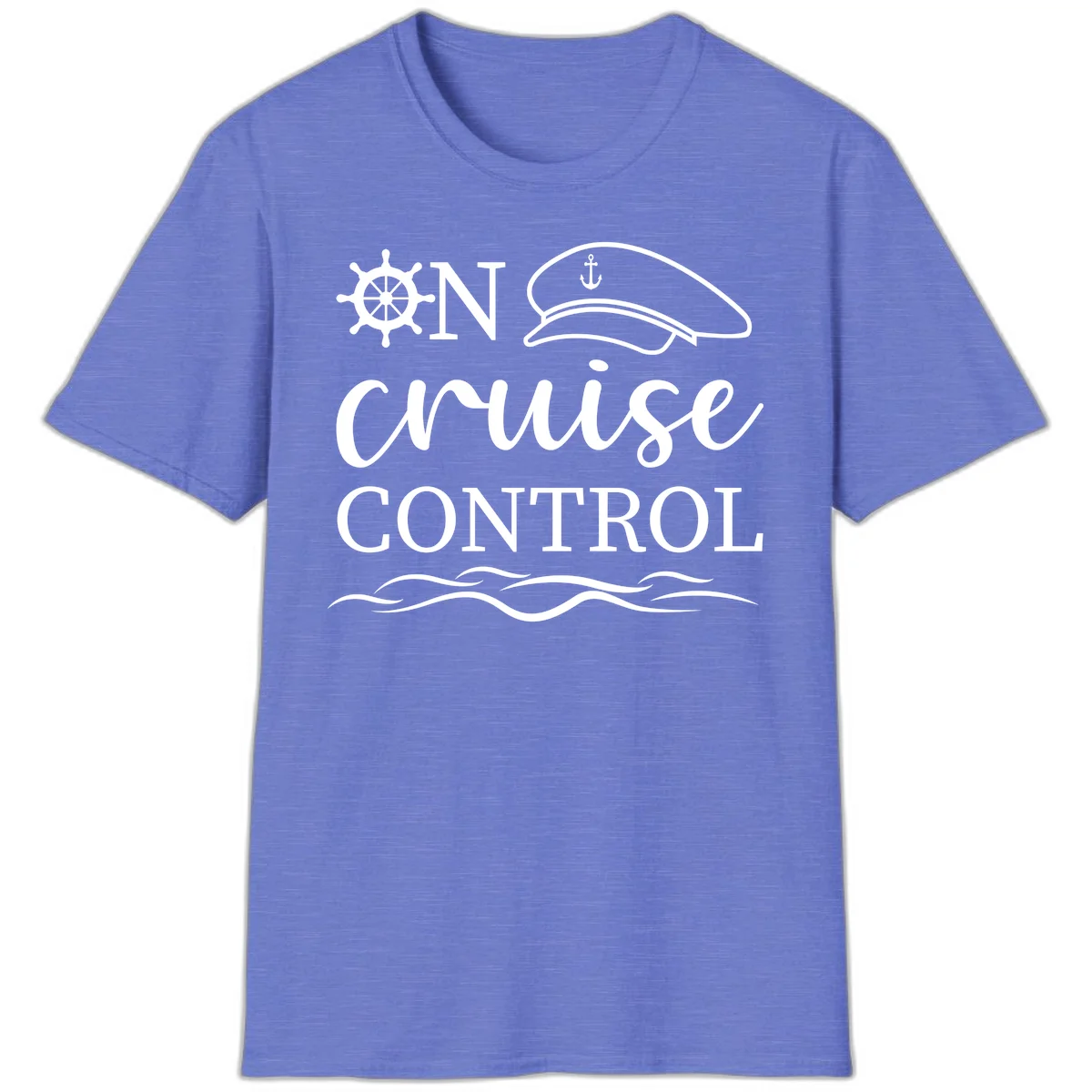 On Cruise Control T-Shirt in Heather Royal
