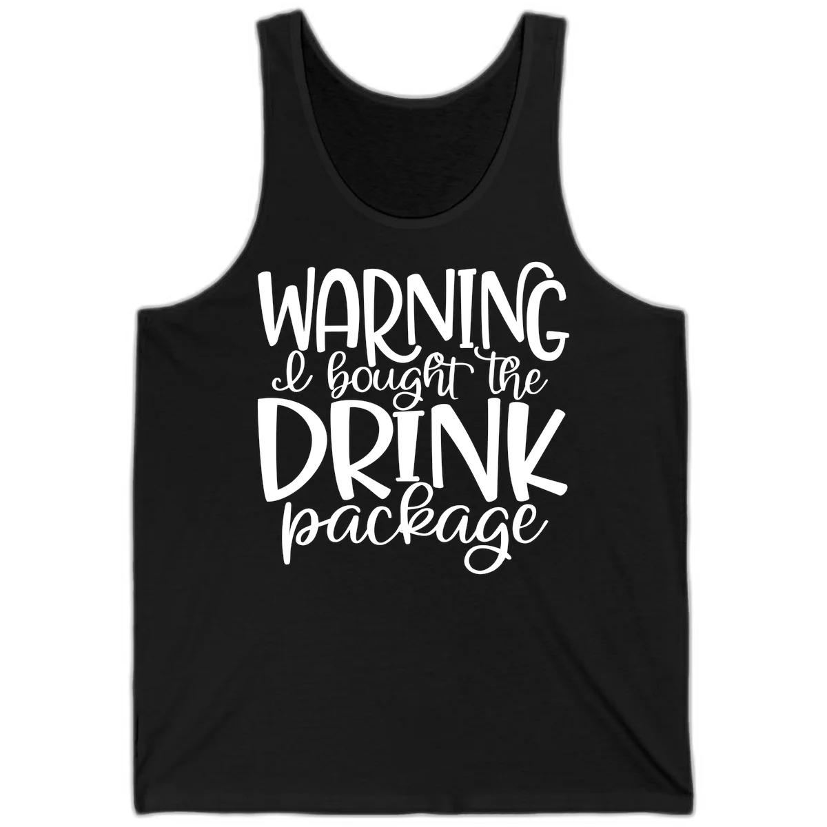 Warning I Bought The Drink Package Tank in Black