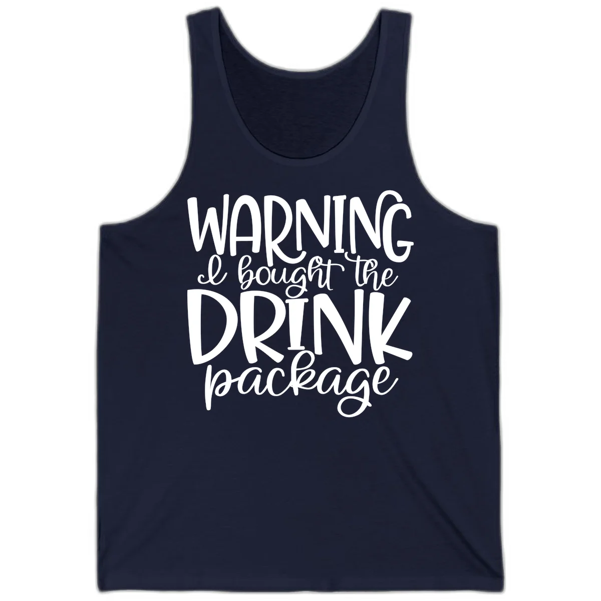 Warning I Bought The Drink Package Tank in Navy