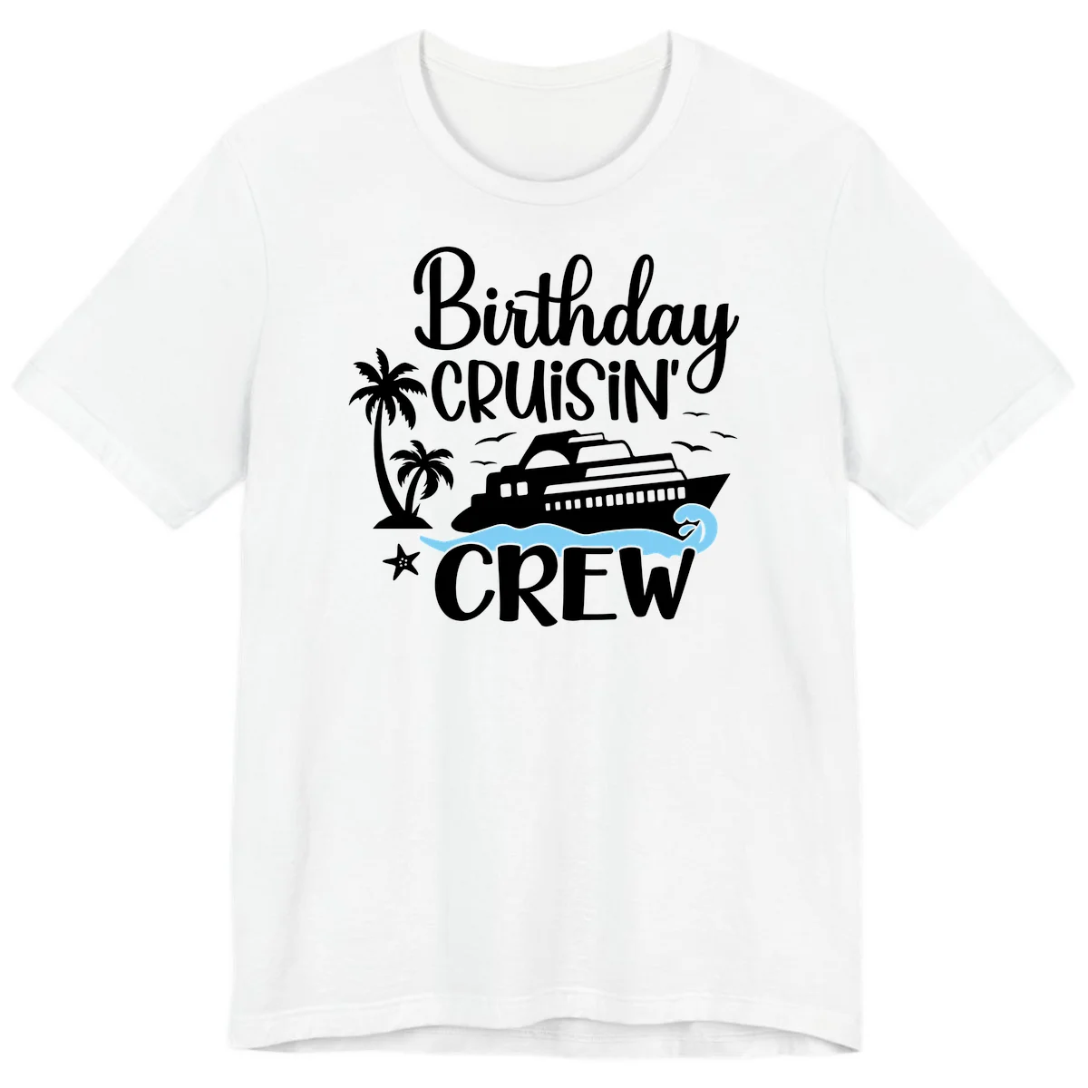 Birthday Cruisin' Crew Premium T-Shirt in White