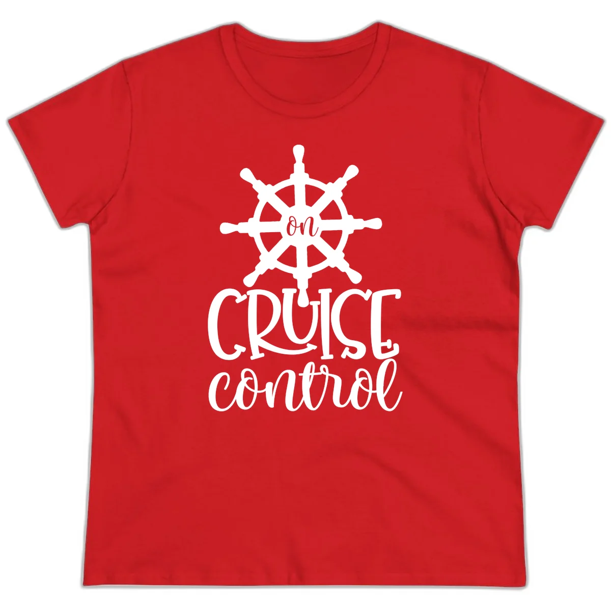 On Cruise Control Ladies Tee in Red