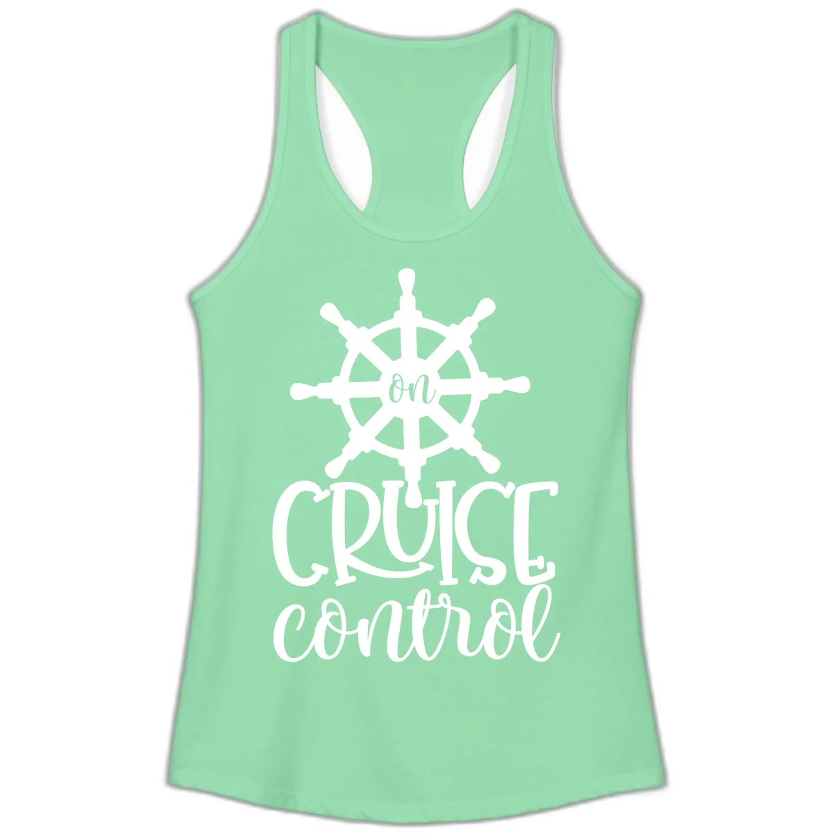 On Cruise Control Ladies Tank in Solid Mint