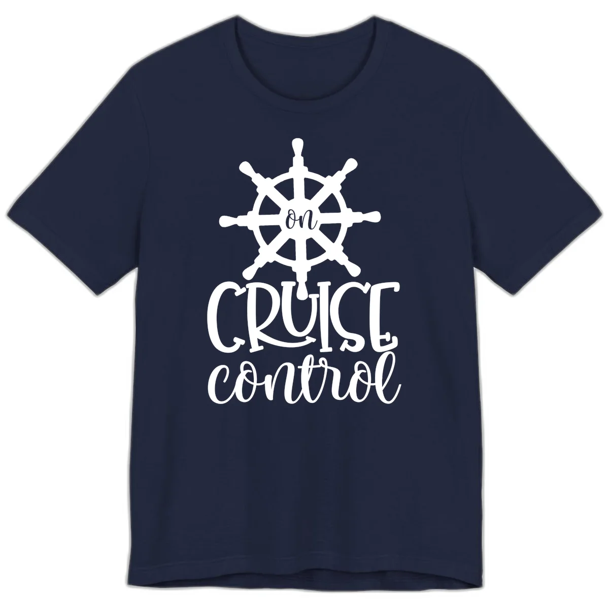 On Cruise Control Premium T-Shirt in Navy