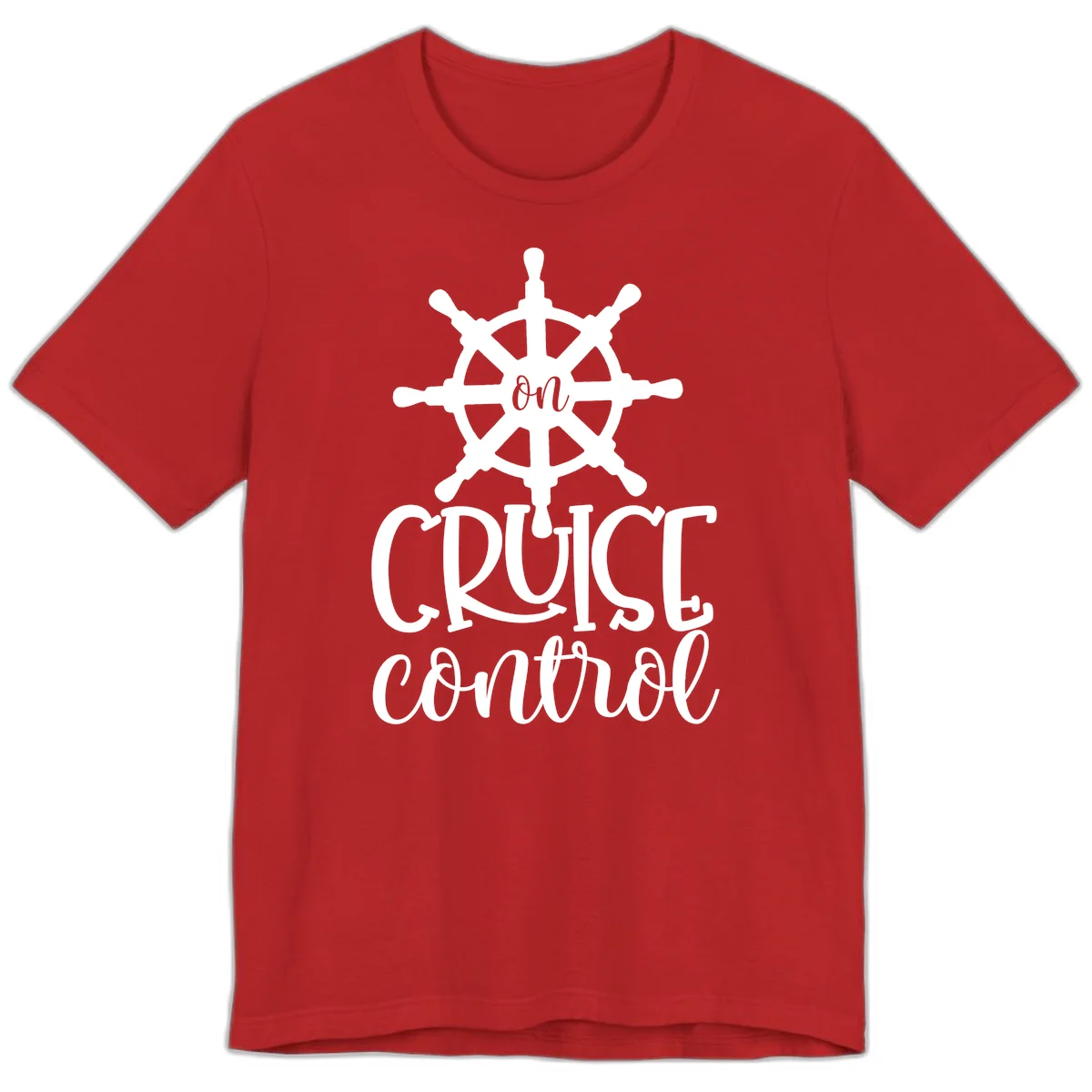 On Cruise Control Premium T-Shirt in Red