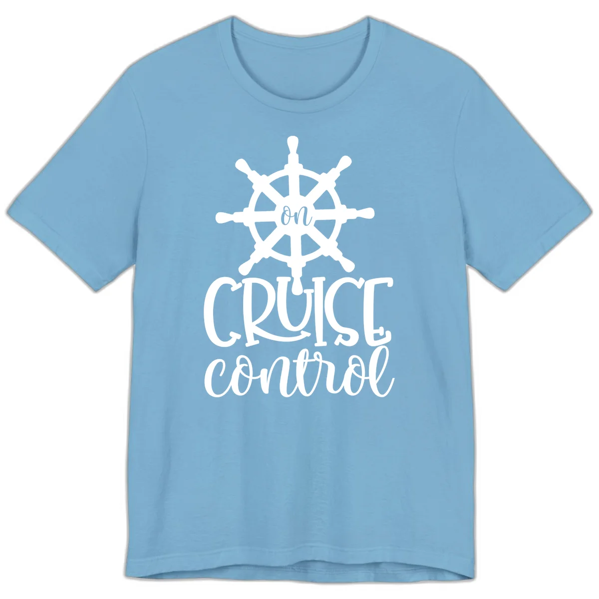 On Cruise Control Premium T-Shirt in Ocean Blue