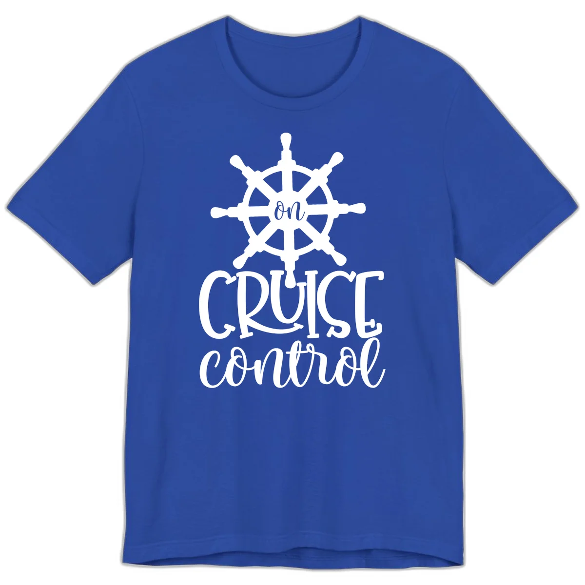 On Cruise Control Premium T-Shirt in True Royal