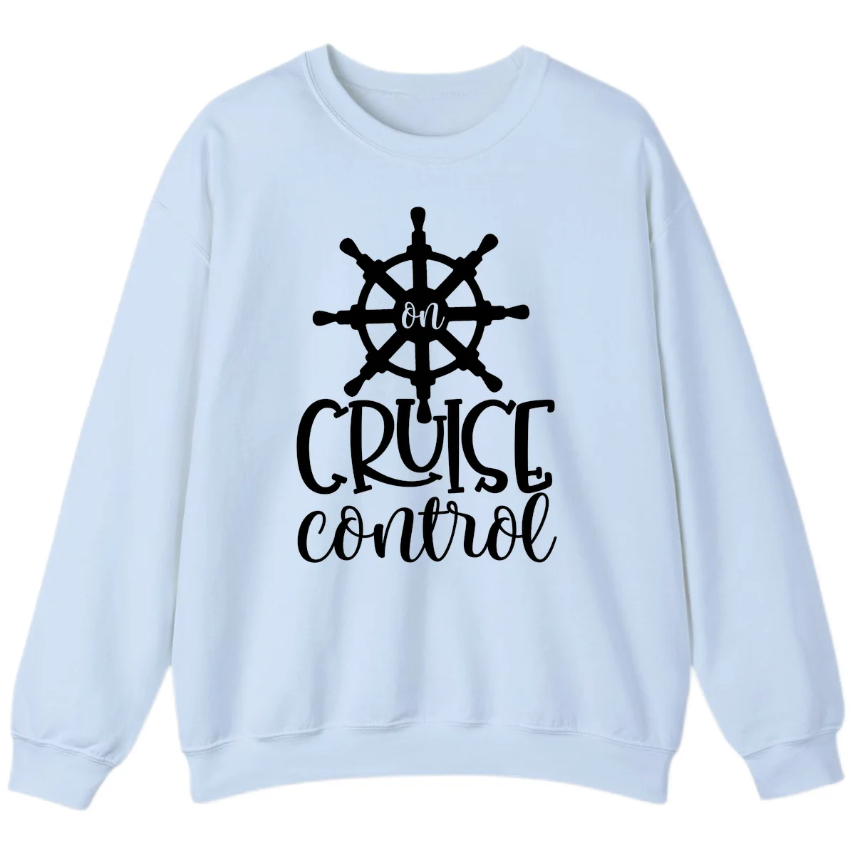 On Cruise Control Sweatshirt in Light Blue