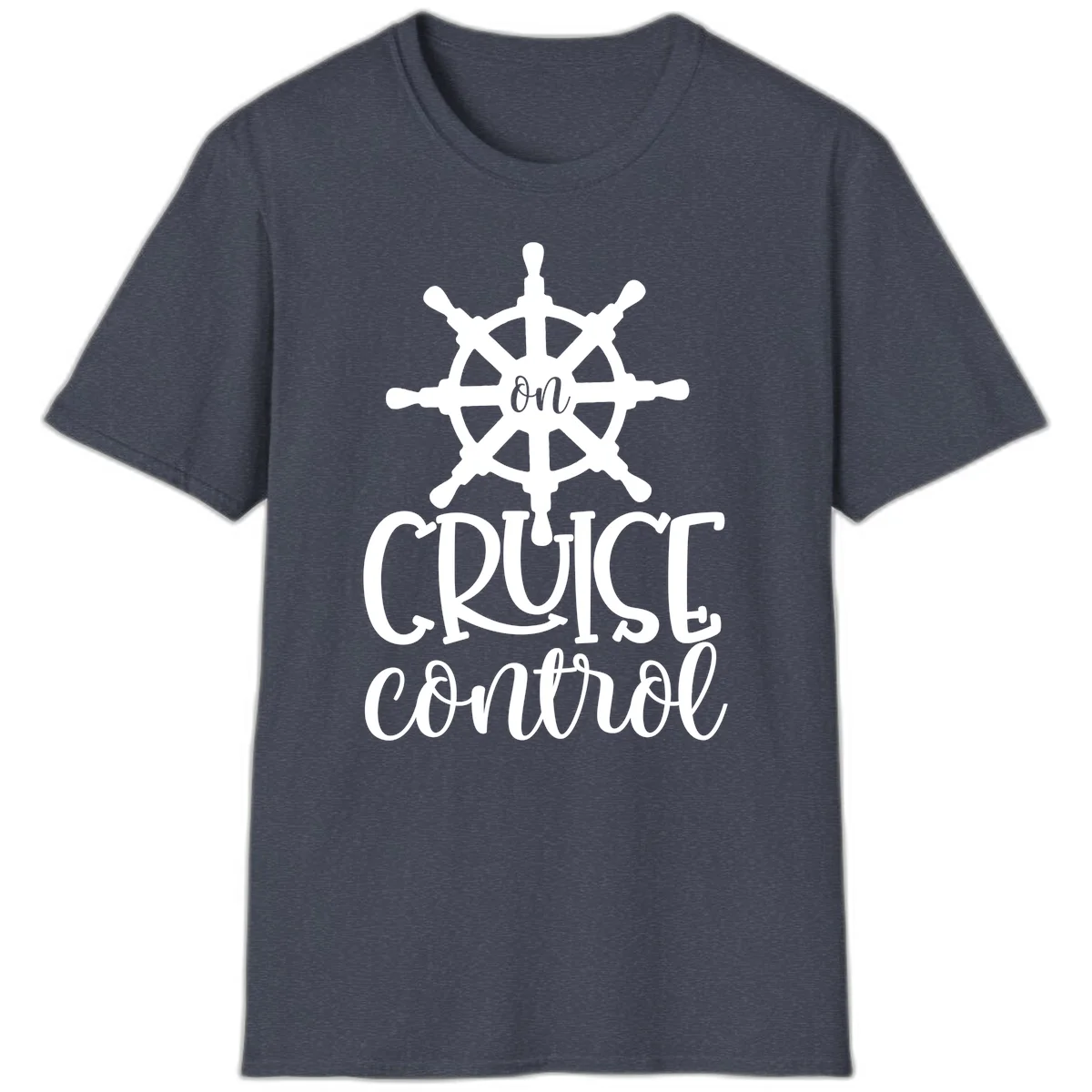 On Cruise Control T-Shirt in Heather Navy