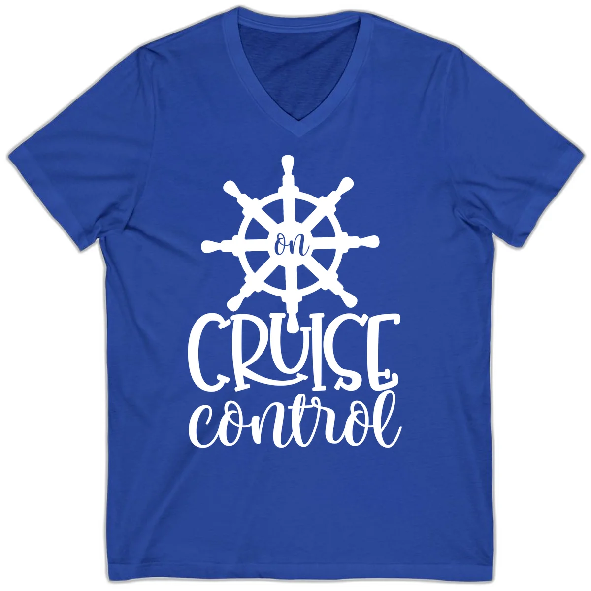 On Cruise Control V-Neck in True Royal