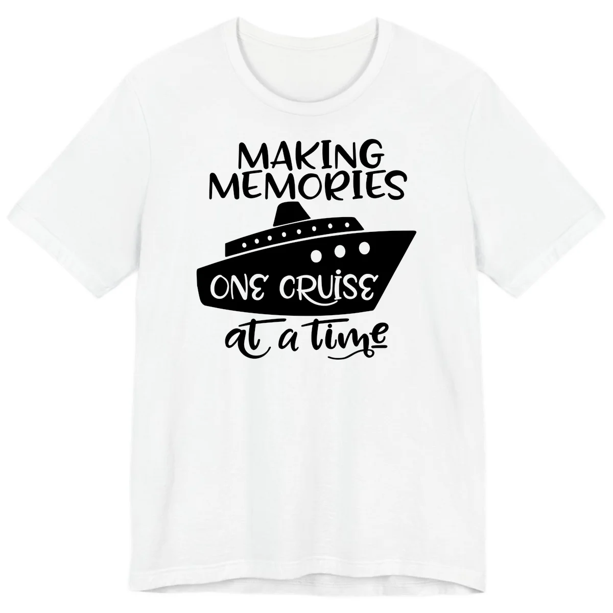 Making Memories One Cruise At A Time Premium T-Shirt in White