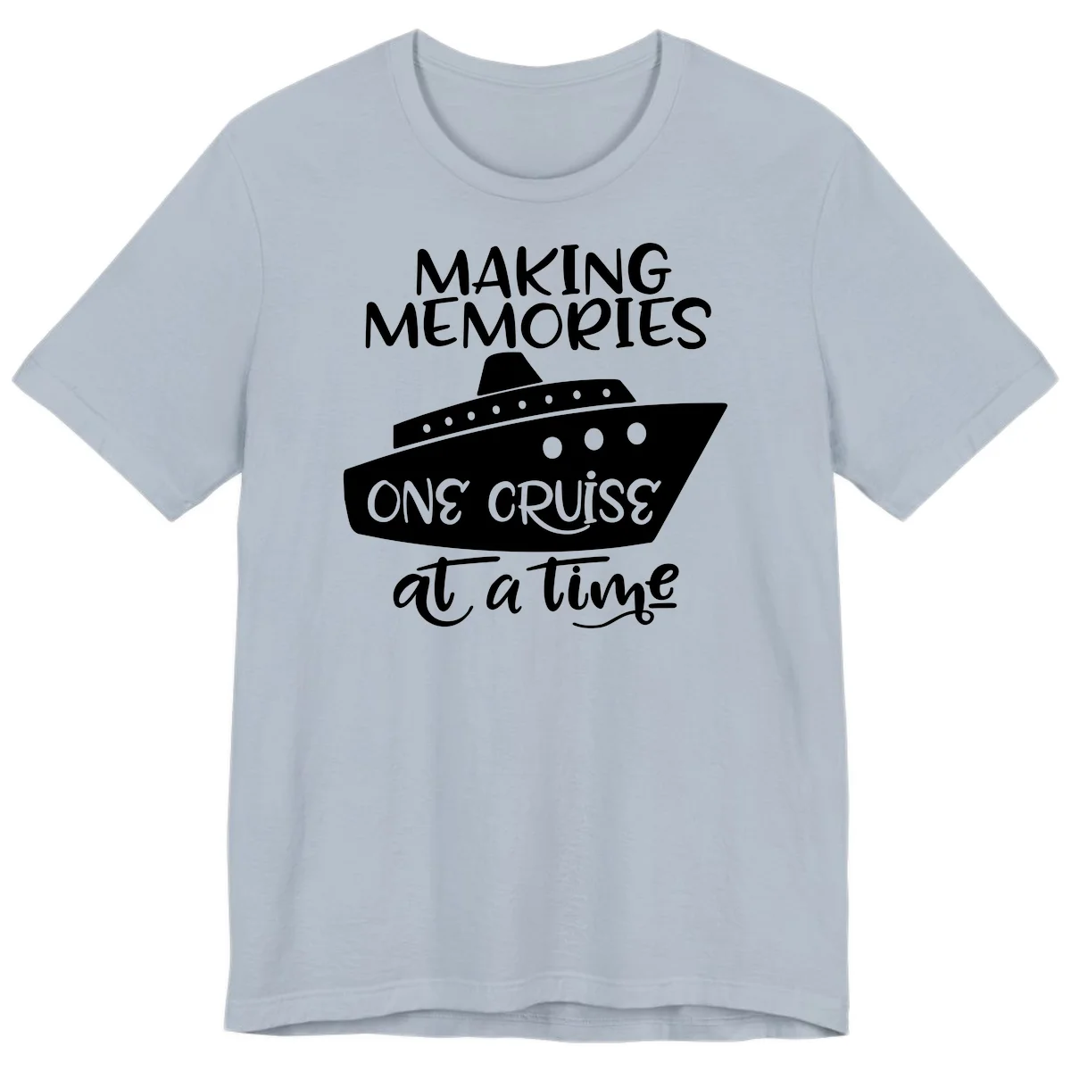 Making Memories One Cruise At A Time Premium T-Shirt in Light Blue