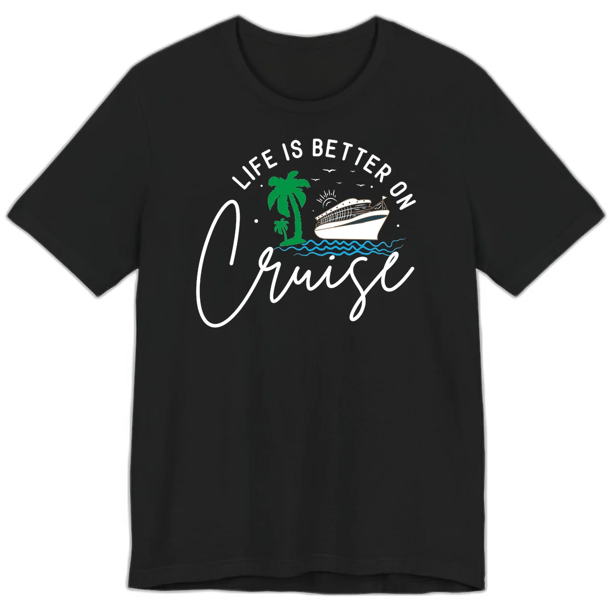 Life Is Better On Chill Premium T-Shirt in Black