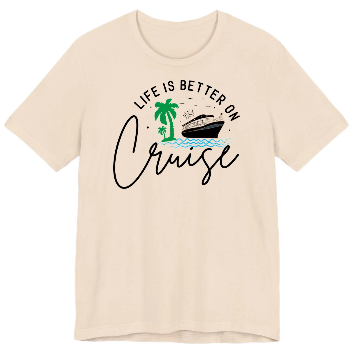 Life Is Better On Chill Premium T-Shirt in Soft Cream
