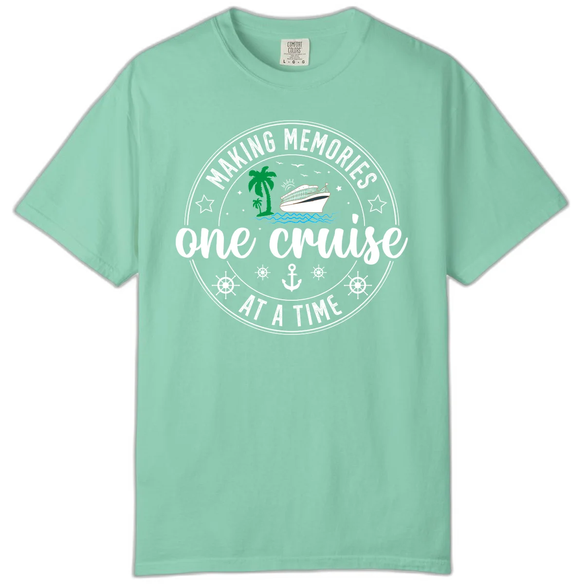 Making Memories One Cruise At A Time Comfort Color in Island Reef