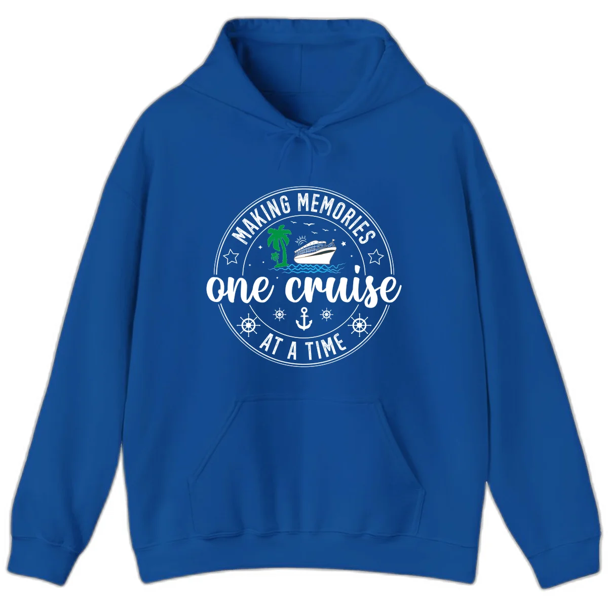Making Memories One Cruise At A Time Hoodie in Royal