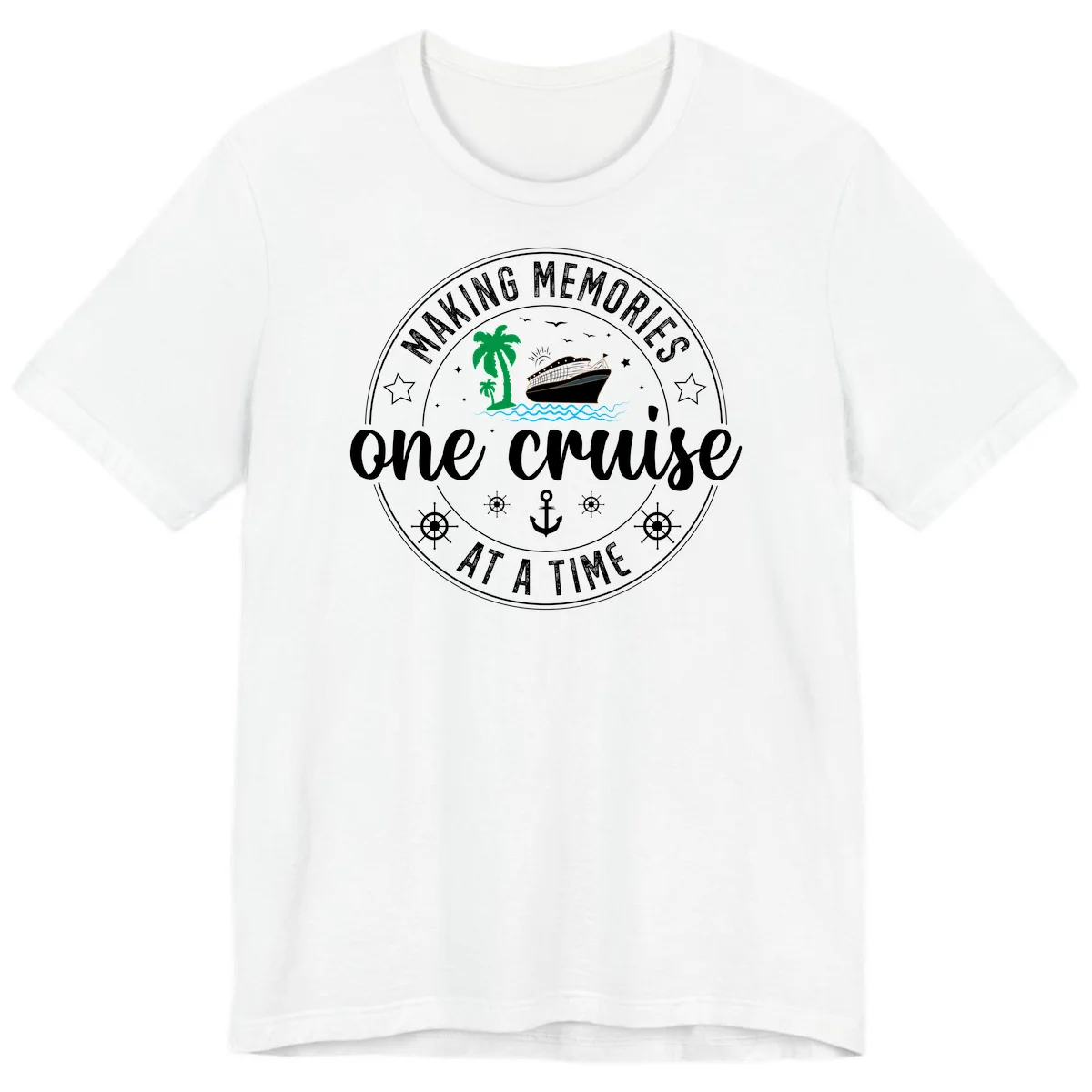 Making Memories One Cruise At A Time Premium T-Shirt in White