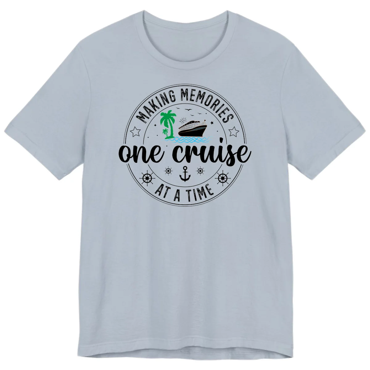 Making Memories One Cruise At A Time Premium T-Shirt in Light Blue