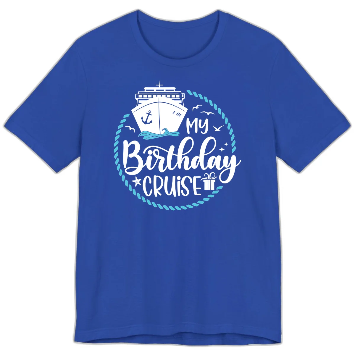 My Birthday Cruise Celebration Premium T-Shirt in True Royal