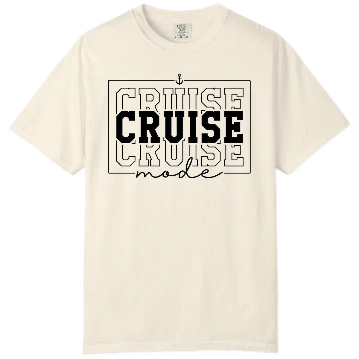 Cruise Mode Anchor Nautical Design Comfort Color in Ivory