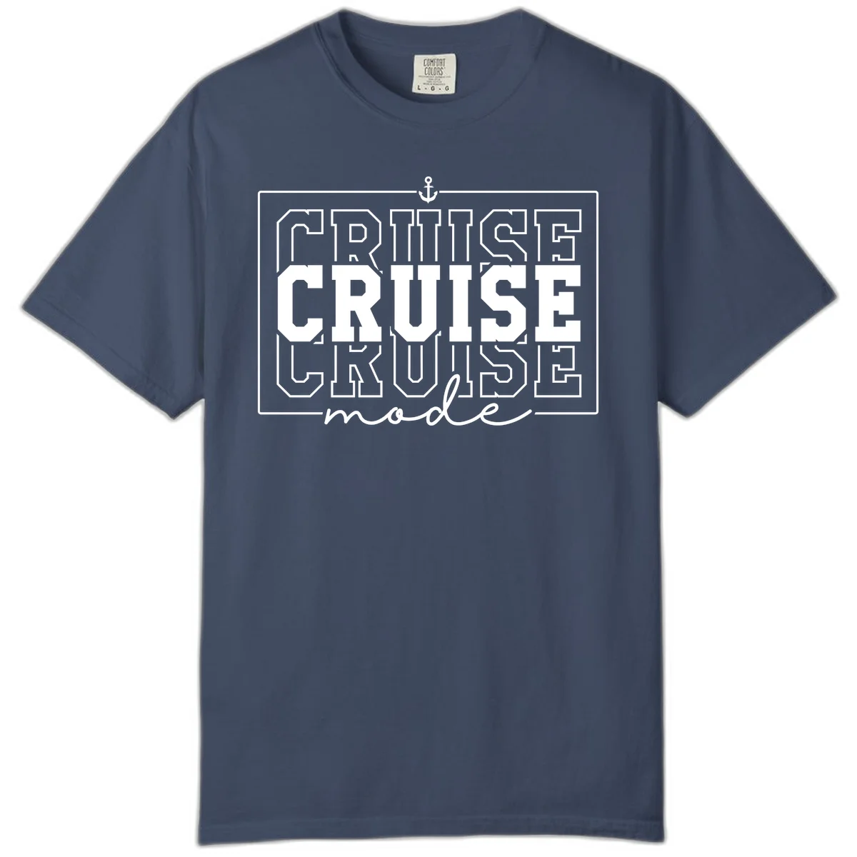Cruise Mode Anchor Nautical Design Comfort Color in Midnight