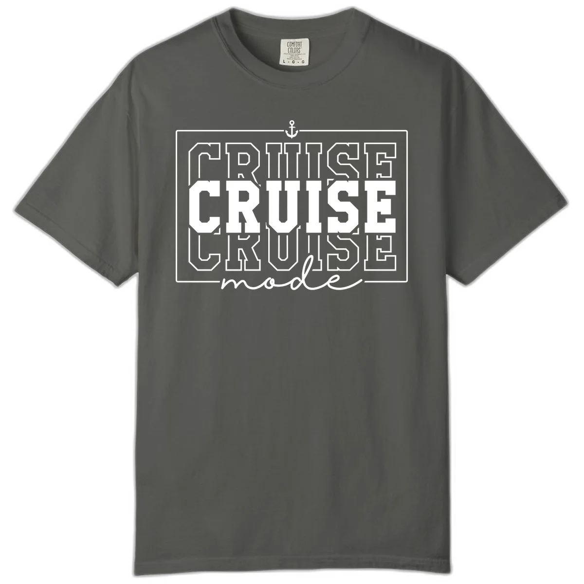 Cruise Mode Anchor Nautical Design Comfort Color in Pepper