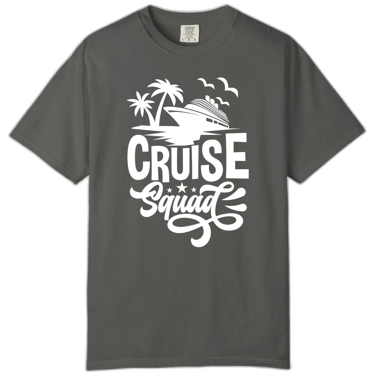 Cruise Squad Goals Comfort Color in Pepper