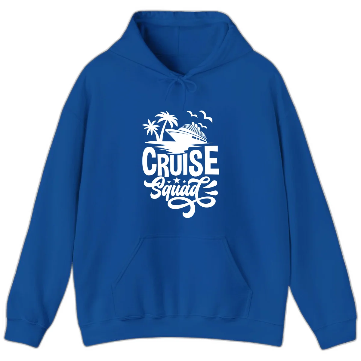 Cruise Squad Goals Hoodie in Royal