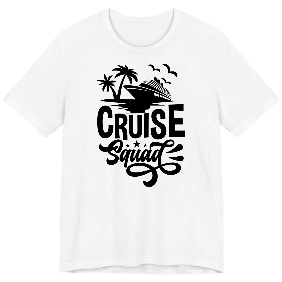 Cruise Squad Goals Premium T-Shirt in White
