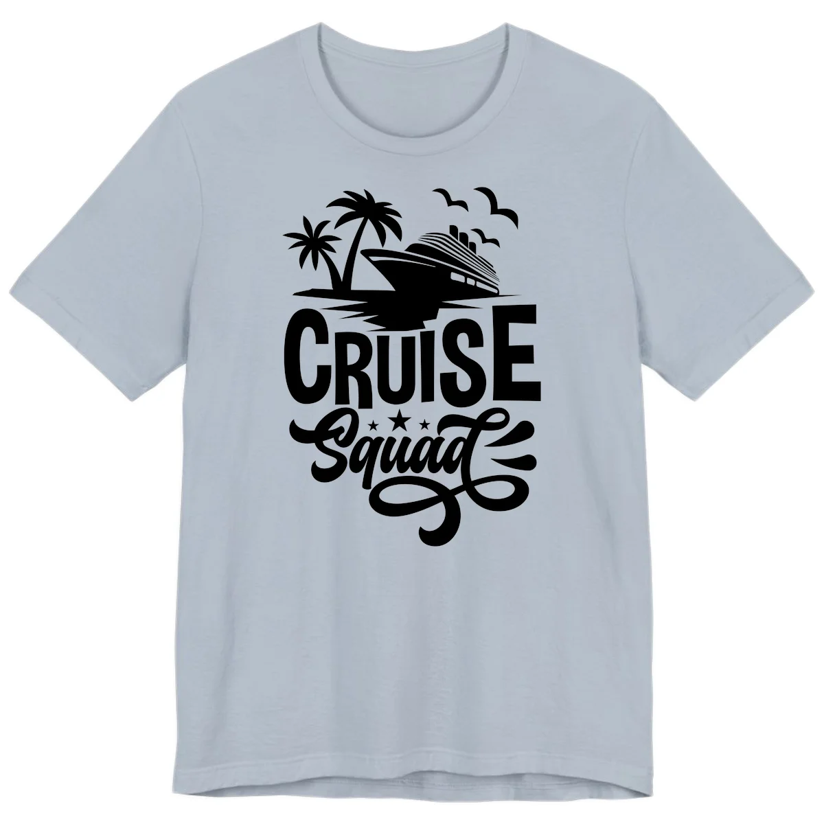 Cruise Squad Goals Premium T-Shirt in Light Blue