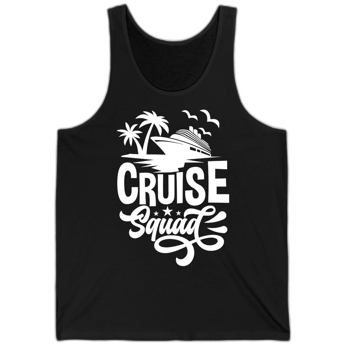 Cruise Squad Goals Tank in Black