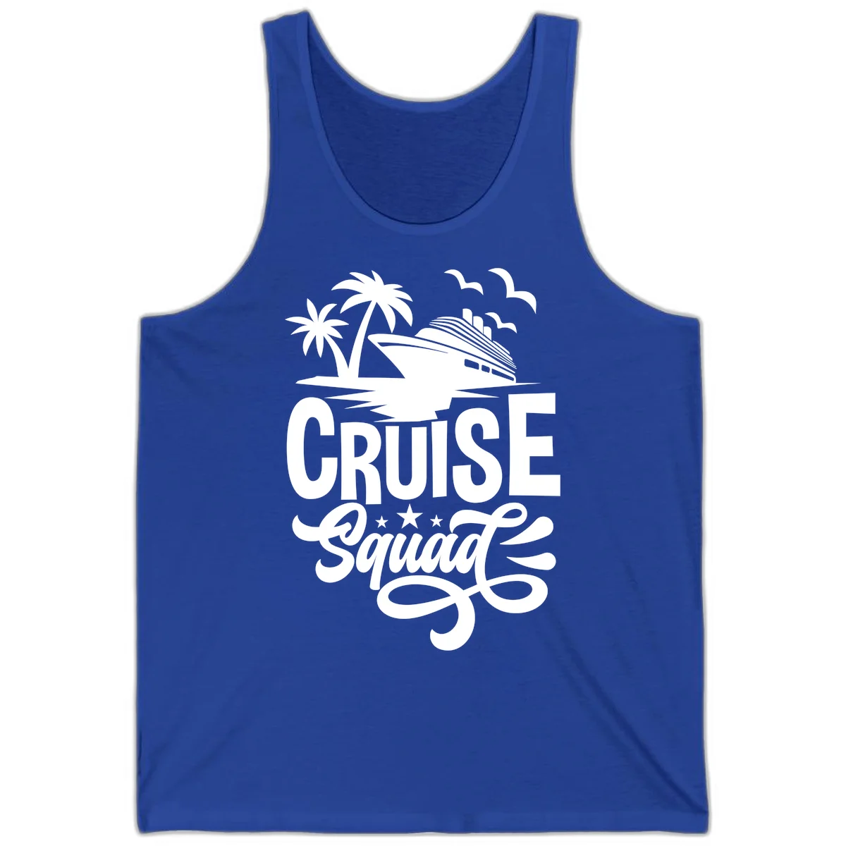 Cruise Squad Goals Tank in True Royal