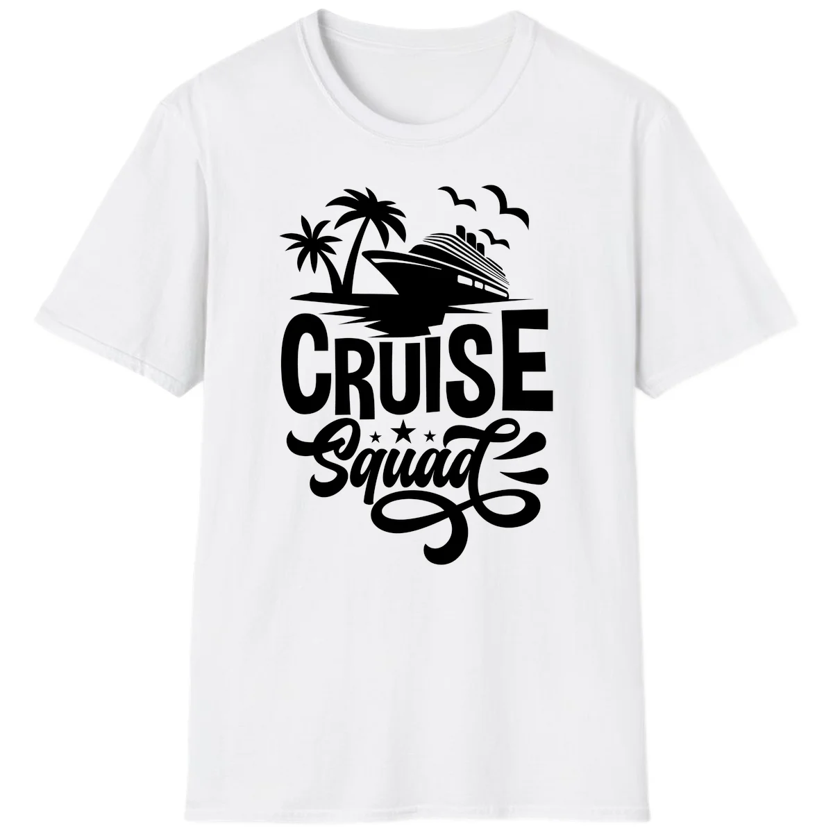 Cruise Squad Goals T-Shirt in White