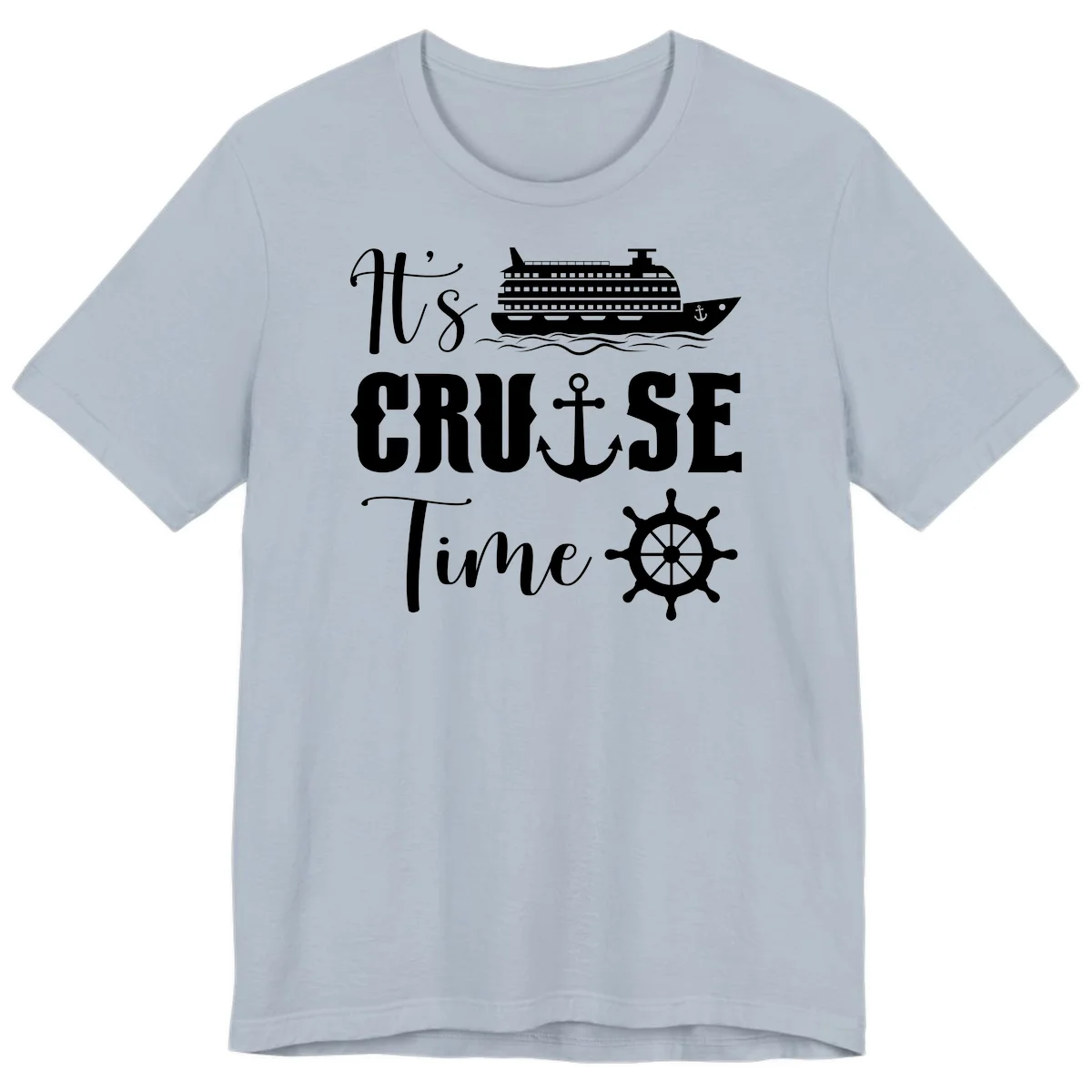 It's Cruise Time Premium T-Shirt for Cruise Lovers in Light Blue