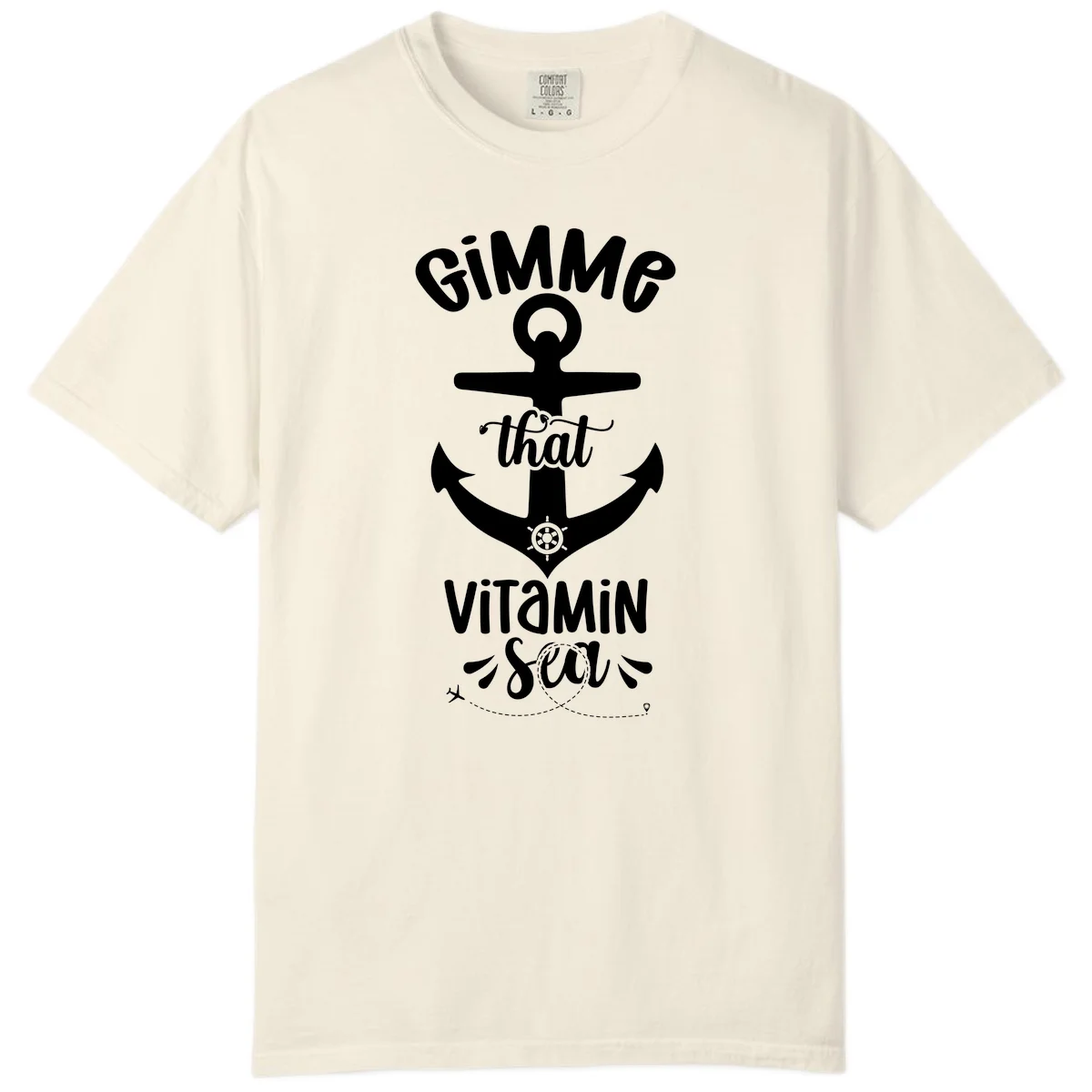 Gimme That Vitamin Sea Anchor Comfort Color in Ivory