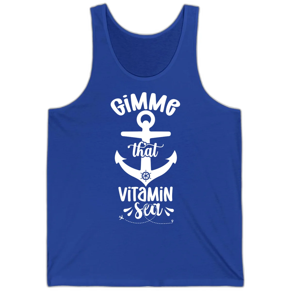 Gimme That Vitamin Sea Anchor Tank in True Royal