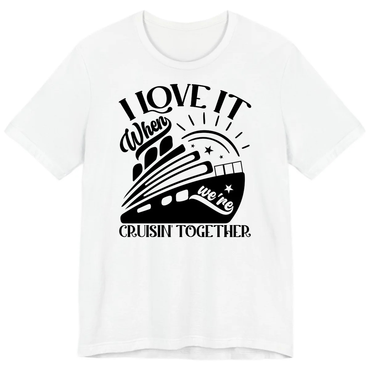 I Love It When We're Cruisin' Together Premium T-Shirt in White