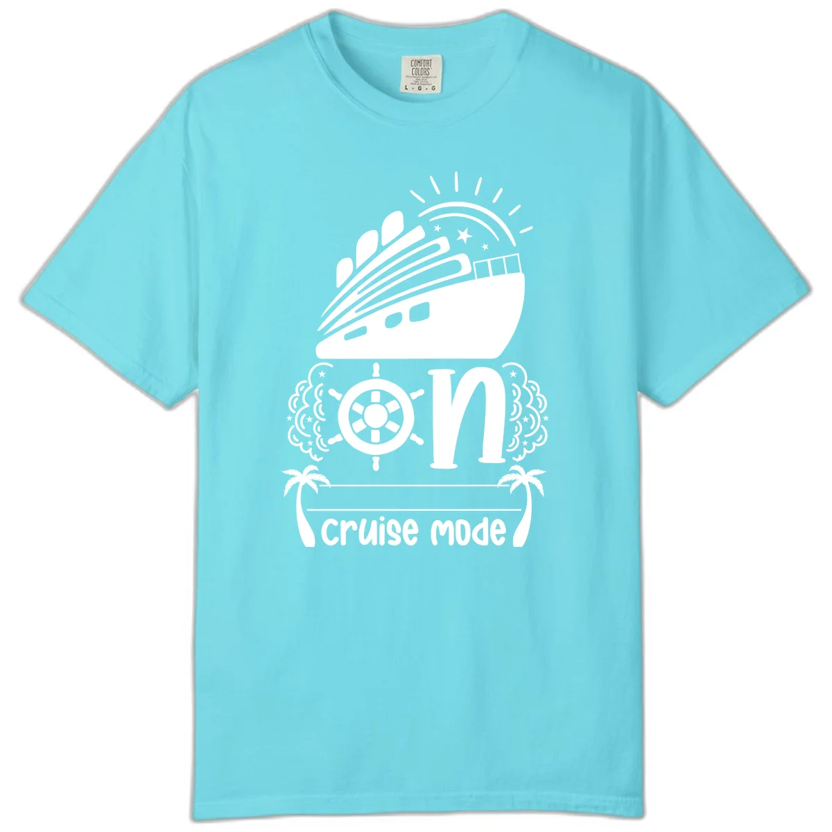 Cruise Mode On Comfort Color in Lagoon Blue