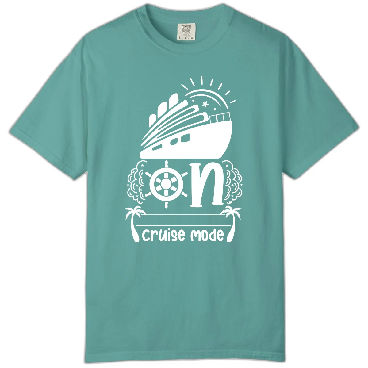 Cruise Mode On Comfort Color in Seafoam