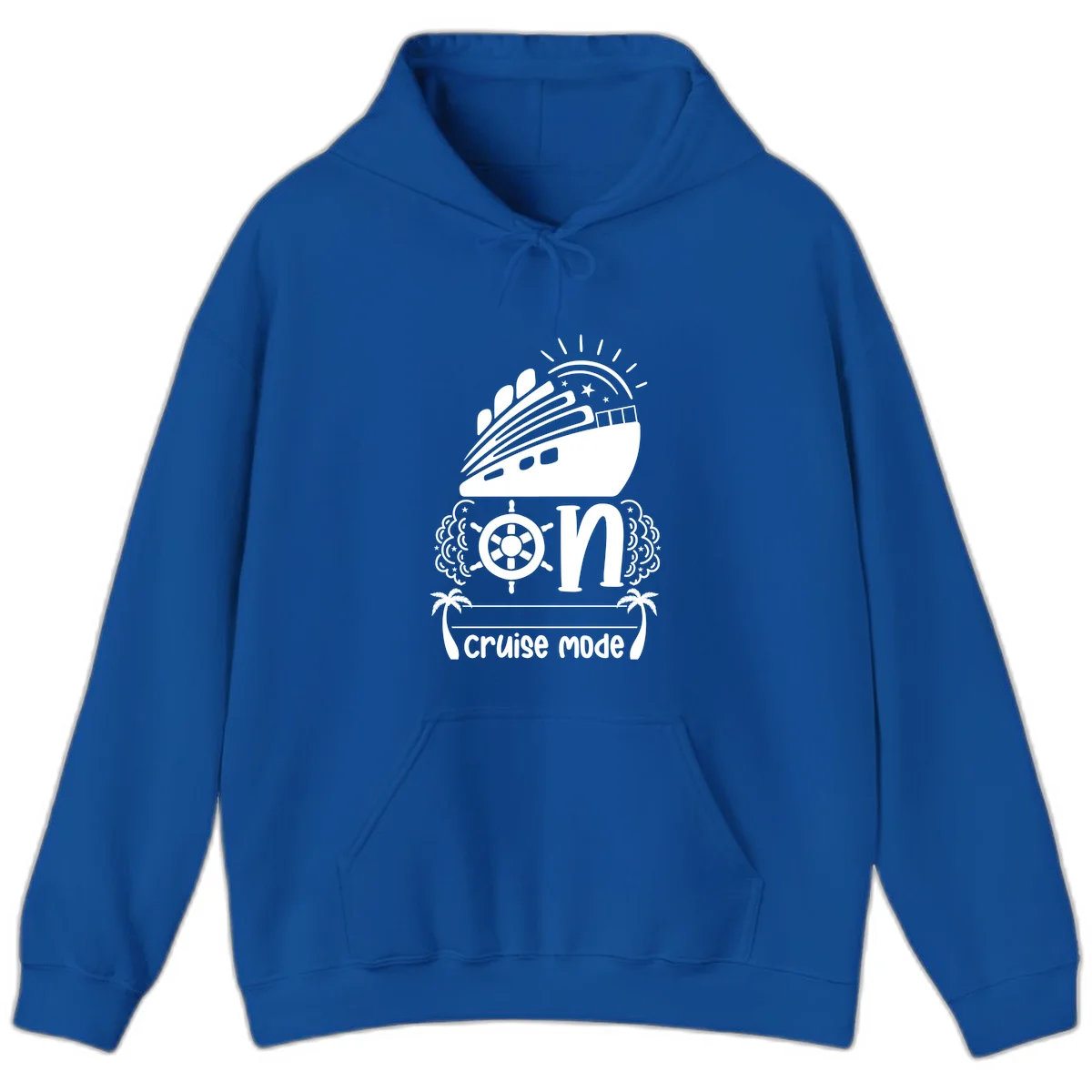 Cruise Mode On Hoodie in Royal