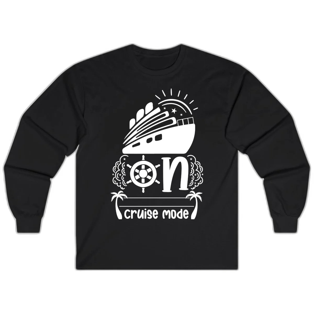 Cruise Mode On Long Sleeve in Black