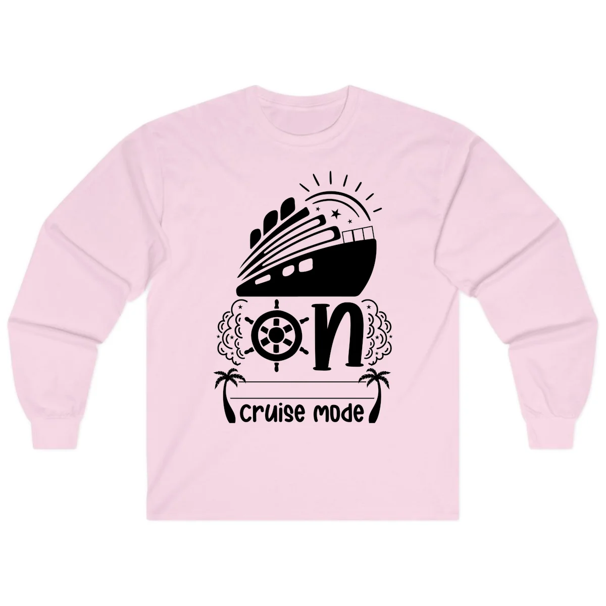 Cruise Mode On Long Sleeve in Light Pink