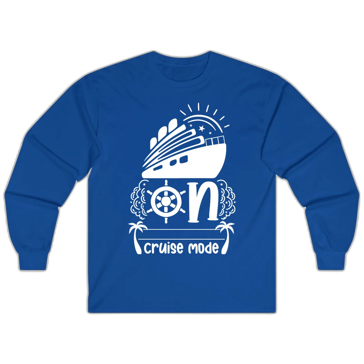 Cruise Mode On Long Sleeve in Royal