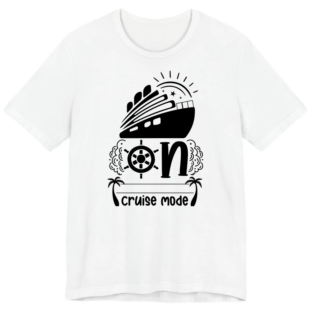 Cruise Mode On Premium T-Shirt in White